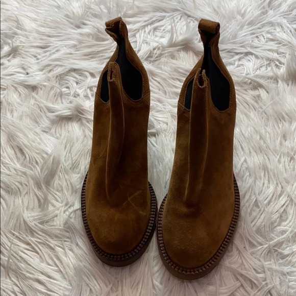 Maje Suede Elasticised Carmel Booties sz 36 - Picture 2 of 8